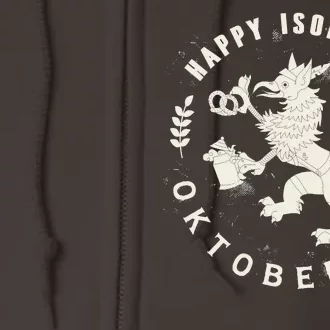 Happy Isolated Oktoberfest Full Zip Hoodie