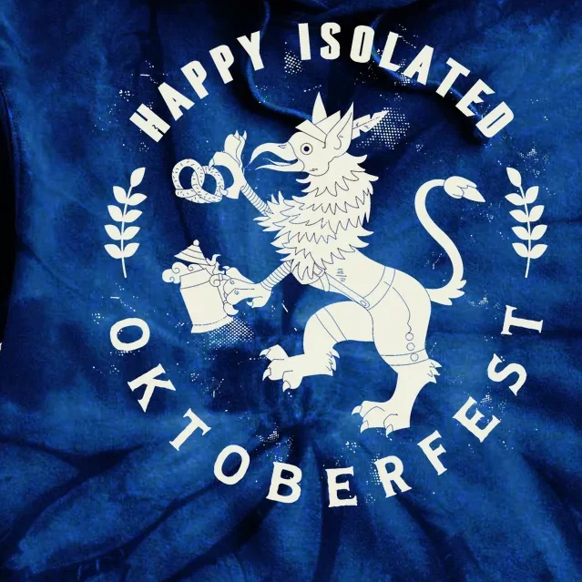 Happy Isolated Oktoberfest Tie Dye Hoodie