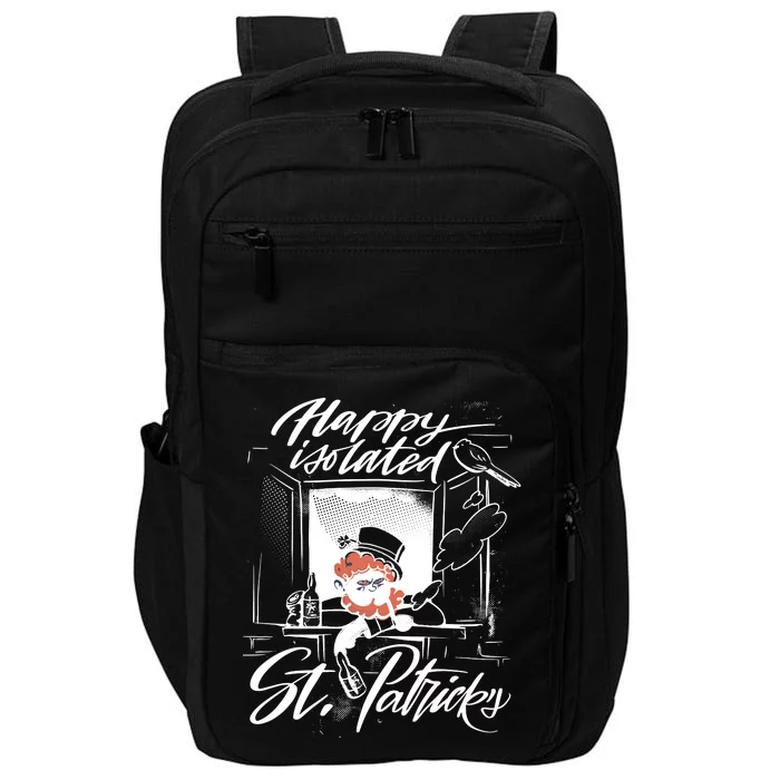 Happy Isolated St Patrick's Day Impact Tech Backpack