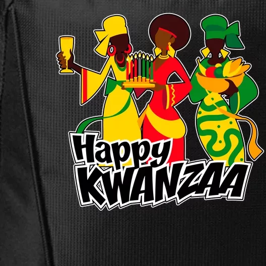 Happy Kwanzaa Celebration City Backpack