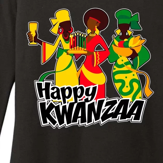 Happy Kwanzaa Celebration Womens CVC Long Sleeve Shirt