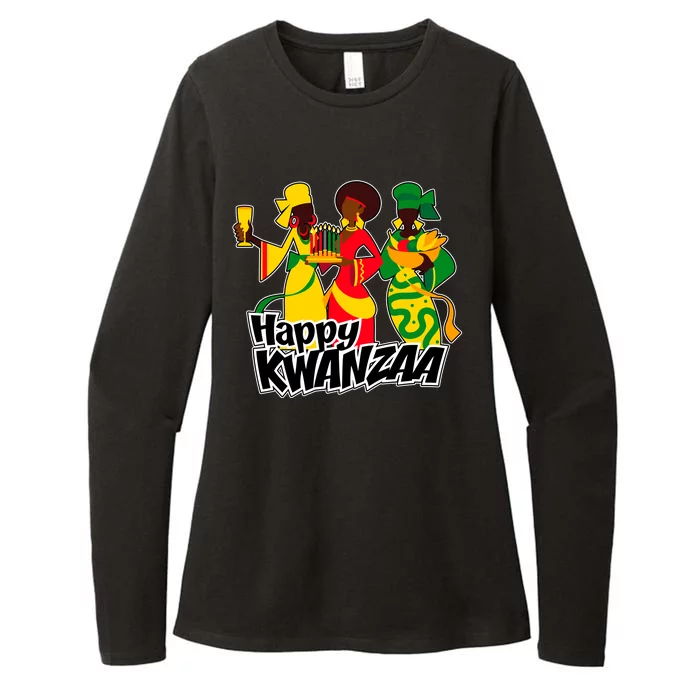 Happy Kwanzaa Celebration Womens CVC Long Sleeve Shirt