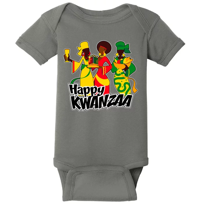 Happy Kwanzaa Celebration Baby Bodysuit