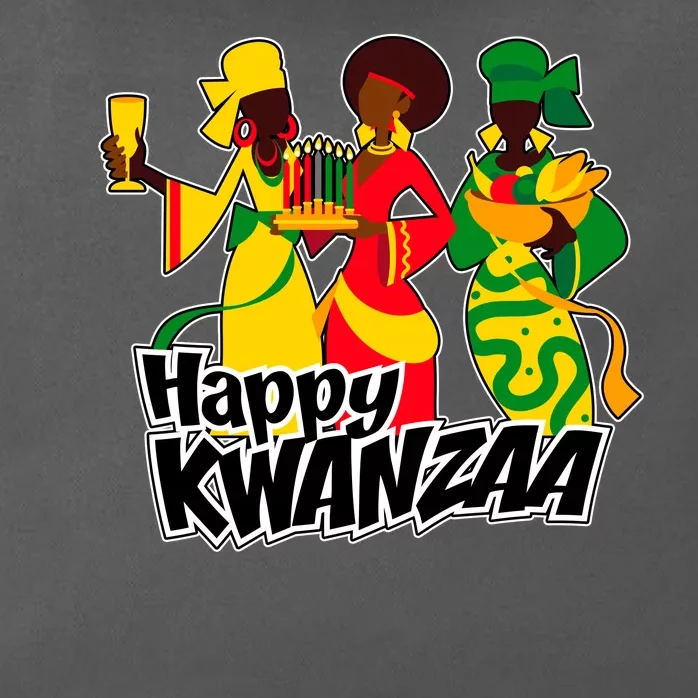 Happy Kwanzaa Celebration Zip Tote Bag