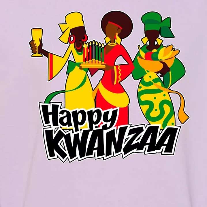 Happy Kwanzaa Celebration Garment-Dyed Sweatshirt