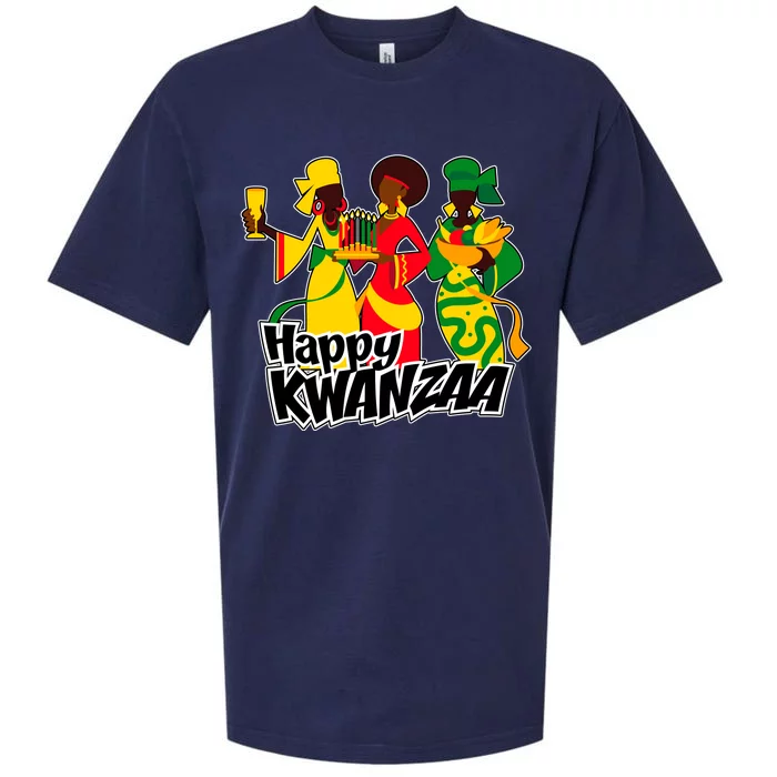 Happy Kwanzaa Celebration Sueded Cloud Jersey T-Shirt