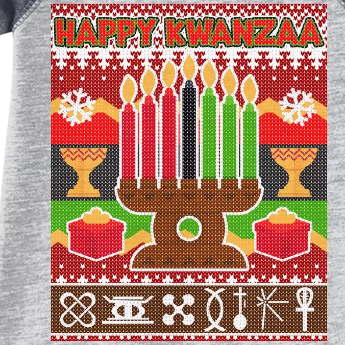 Happy Kwanzaa Ugly Sweater Infant Baby Jersey Bodysuit