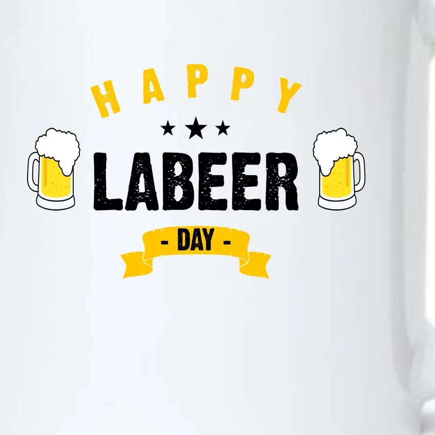 Happy Labeer Day Black Color Changing Mug