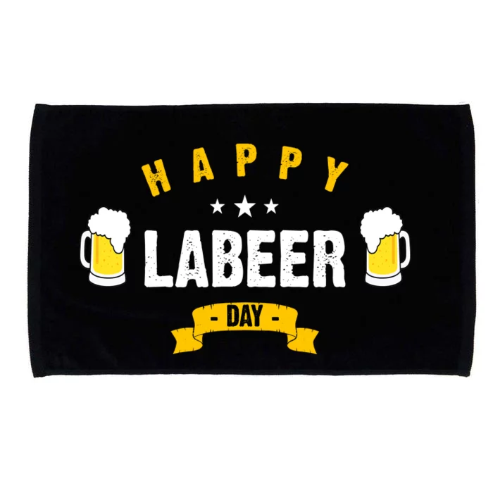 Happy Labeer Day Microfiber Hand Towel