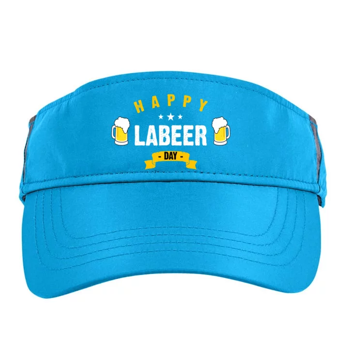 Happy Labeer Day Adult Drive Performance Visor