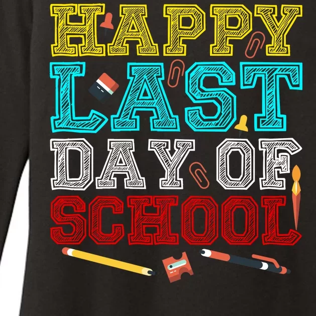 Happy Last Day Of School Pencil Womens CVC Long Sleeve Shirt