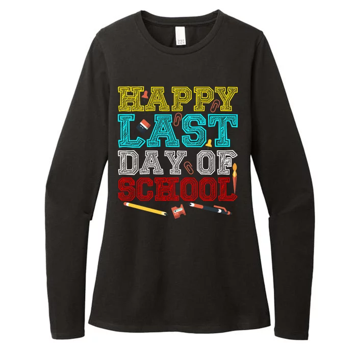 Happy Last Day Of School Pencil Womens CVC Long Sleeve Shirt