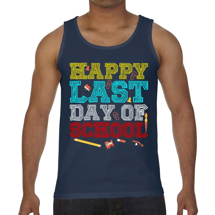 Happy Last Day Of School Pencil Comfort Colors® Tank Top