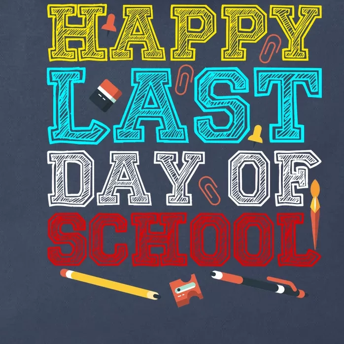 Happy Last Day Of School Pencil Zip Tote Bag