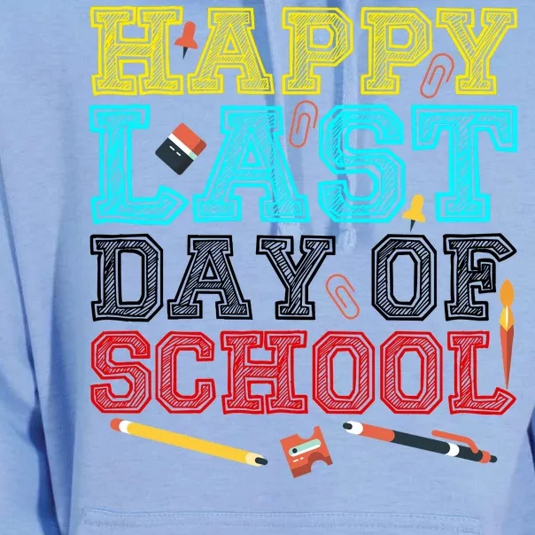 Happy Last Day Of School Pencil Unisex Surf Hoodie