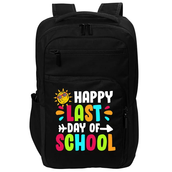 Happy Last Day Of School Sun Impact Tech Backpack