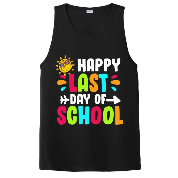 Happy Last Day Of School Sun Performance Tank