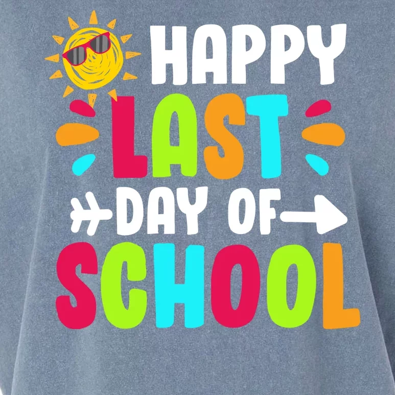 Happy Last Day Of School Sun Garment-Dyed Women's Muscle Tee