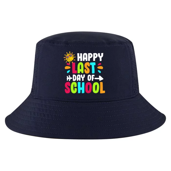 Happy Last Day Of School Sun Cool Comfort Performance Bucket Hat