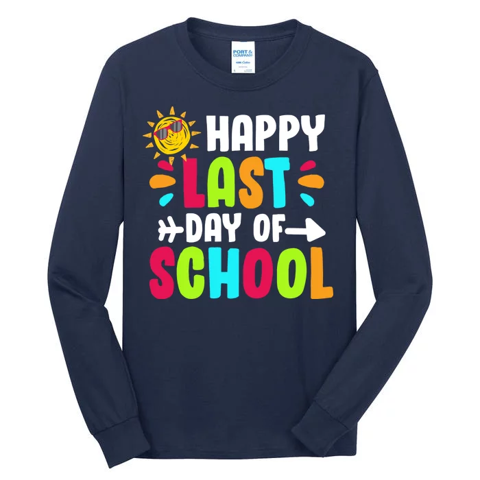 Happy Last Day Of School Sun Tall Long Sleeve T-Shirt