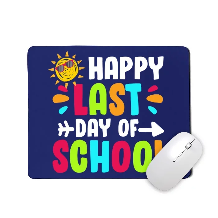 Happy Last Day Of School Sun Mousepad