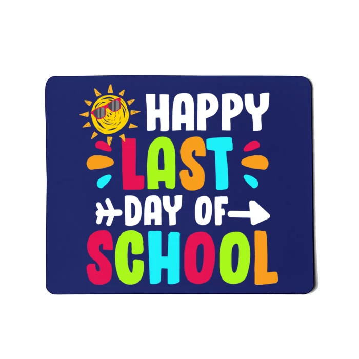 Happy Last Day Of School Sun Mousepad