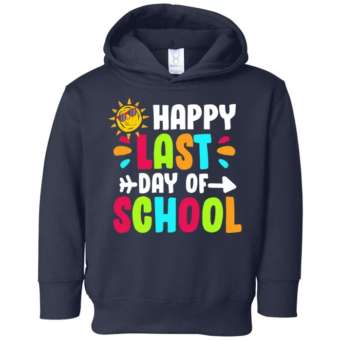 Happy Last Day Of School Sun Toddler Hoodie