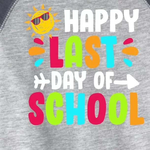 Happy Last Day Of School Sun Toddler Fine Jersey T-Shirt