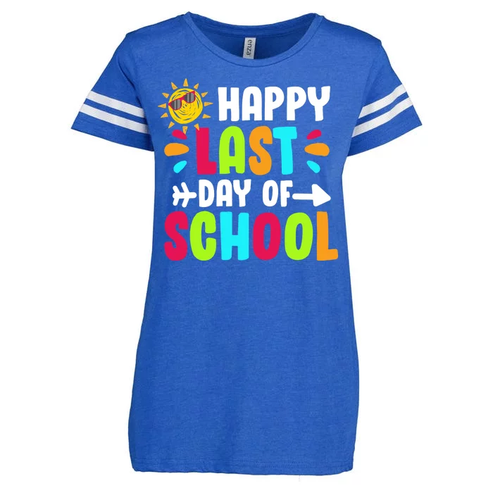 Happy Last Day Of School Sun Enza Ladies Jersey Football T-Shirt