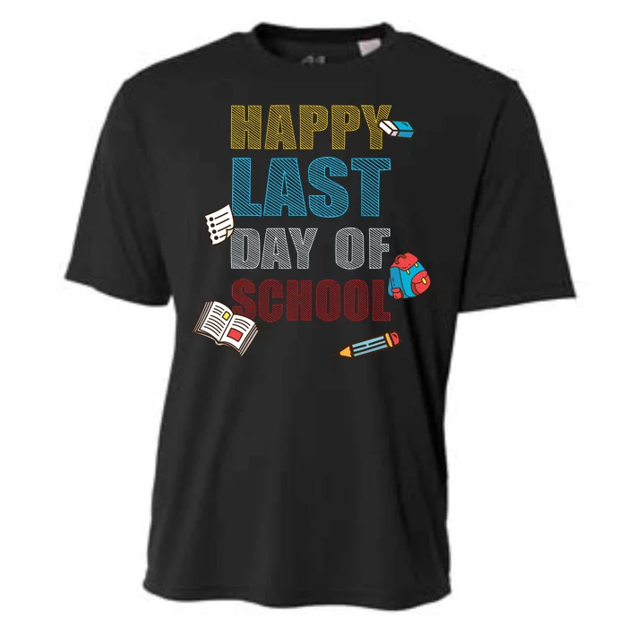 Happy Last Day Of School Supplies Cooling Performance Crew T-Shirt