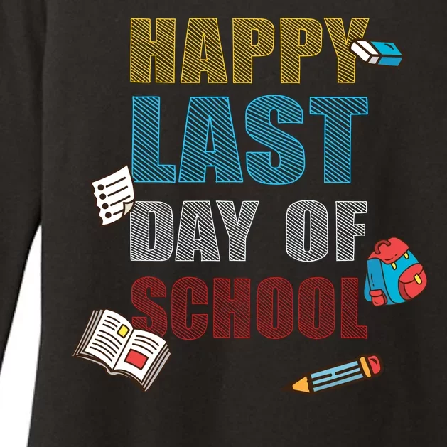 Happy Last Day Of School Supplies Womens CVC Long Sleeve Shirt