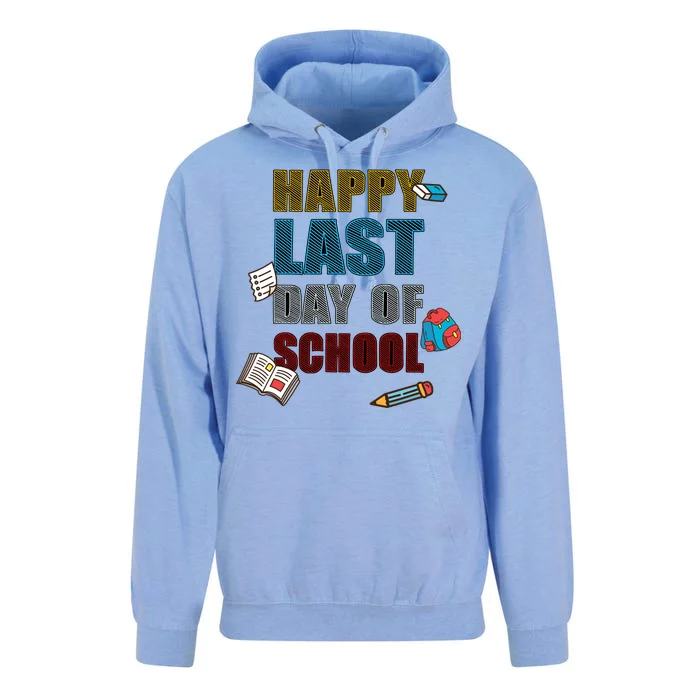 Happy Last Day Of School Supplies Unisex Surf Hoodie