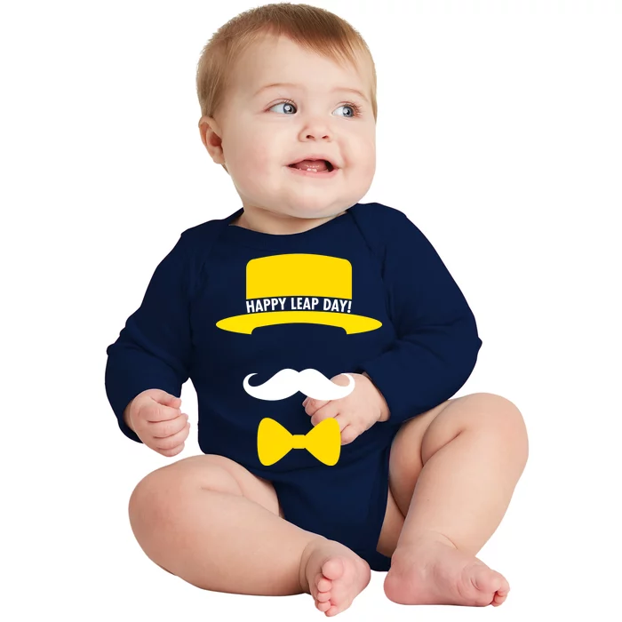 Happy Leap Day Baby Long Sleeve Bodysuit