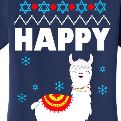 Happy Llamakah Llama Hanukkah Women's T-Shirt