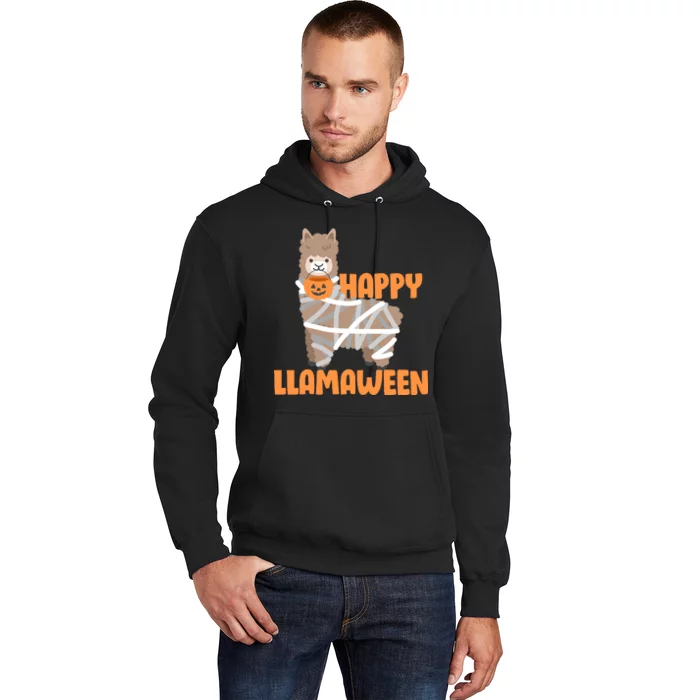 Happy Llamaween Llama Halloween Hoodie