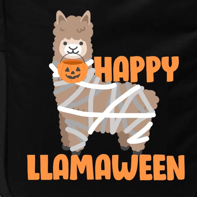 Happy Llamaween Llama Halloween Impact Tech Backpack