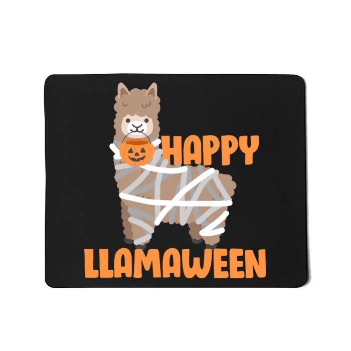 Happy Llamaween Llama Halloween Mousepad