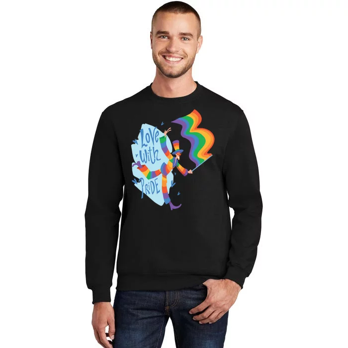 Happy Love With Pride Sweatshirt