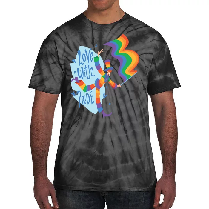 Happy Love With Pride Tie-Dye T-Shirt