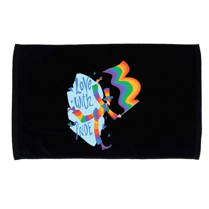 Happy Love With Pride Microfiber Hand Towel