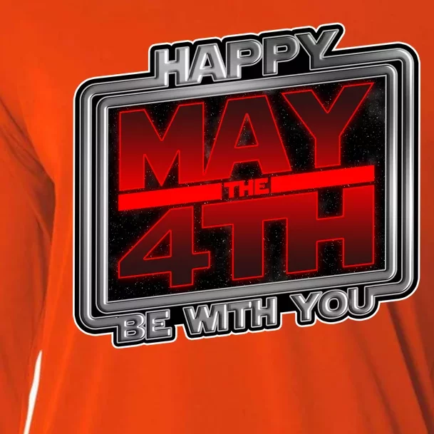 Happy May the 4th Be With You Cooling Performance Long Sleeve Crew