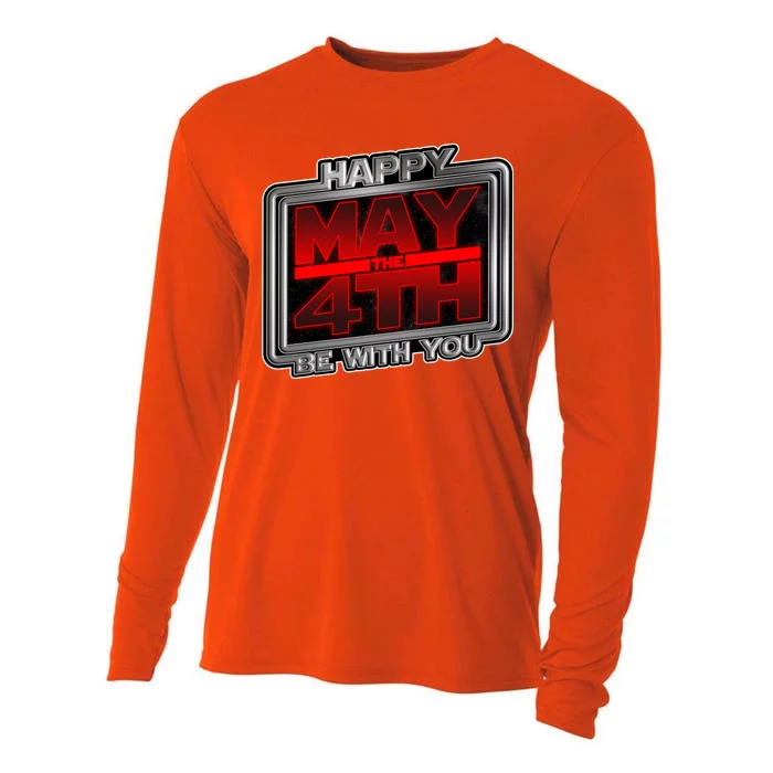 Happy May the 4th Be With You Cooling Performance Long Sleeve Crew