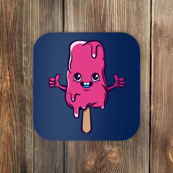 Happy Melting Popsicle Coaster