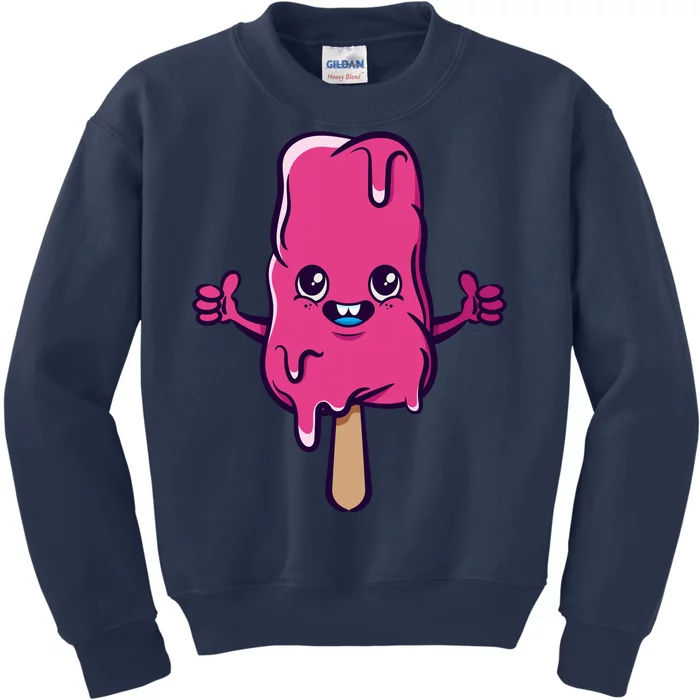 Happy Melting Popsicle Kids Sweatshirt