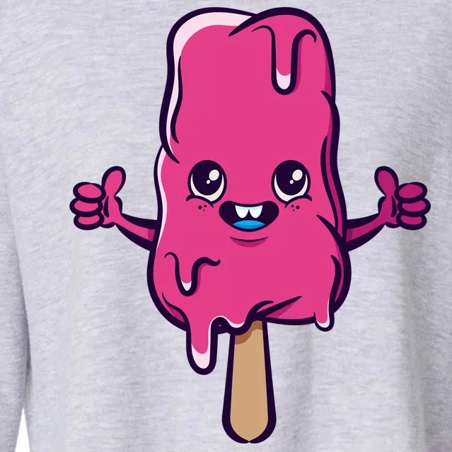 Happy Melting Popsicle Cropped Pullover Crew