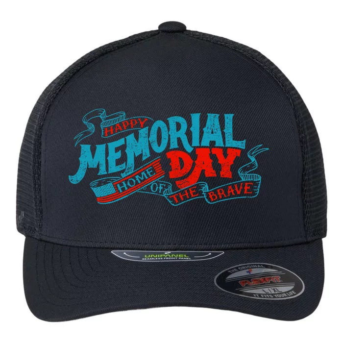 Happy Memorial Day Flexfit Unipanel Trucker Cap