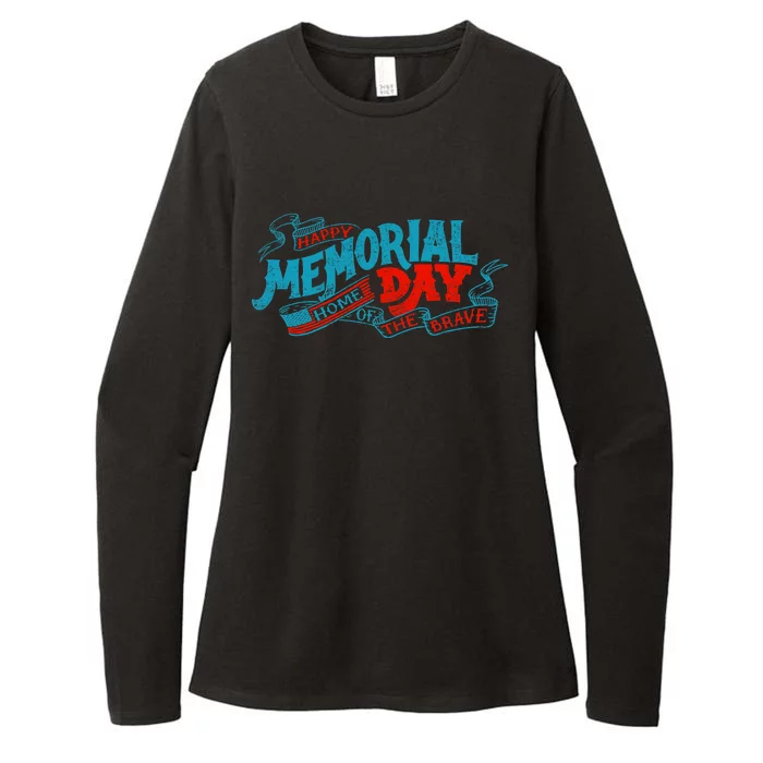 Happy Memorial Day Womens CVC Long Sleeve Shirt