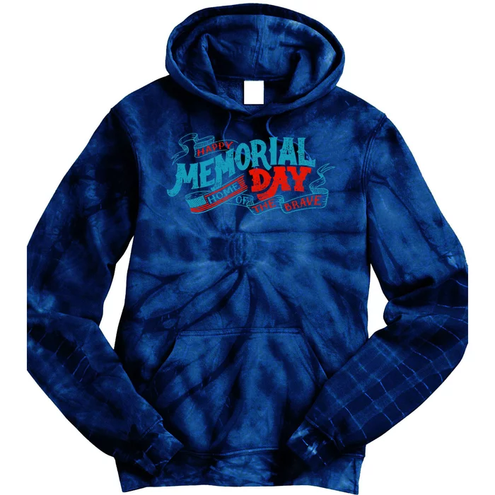 Happy Memorial Day Tie Dye Hoodie