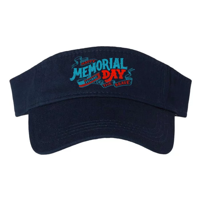 Happy Memorial Day Valucap Bio-Washed Visor