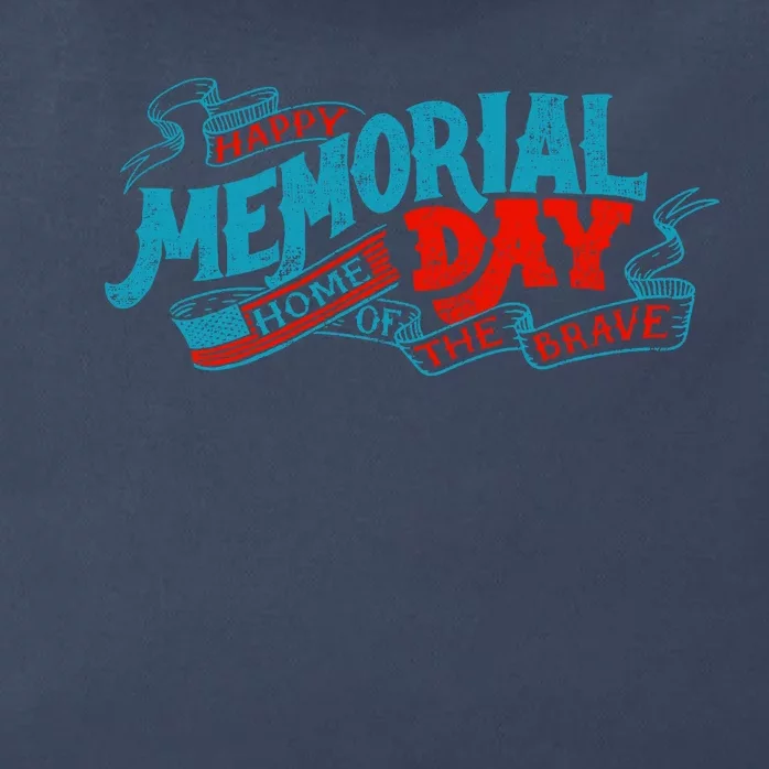 Happy Memorial Day Zip Tote Bag